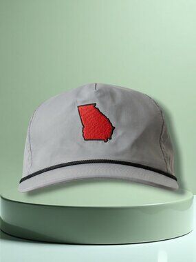 Onward Reserve Atlanta GA Red Map Rope Hat Gray